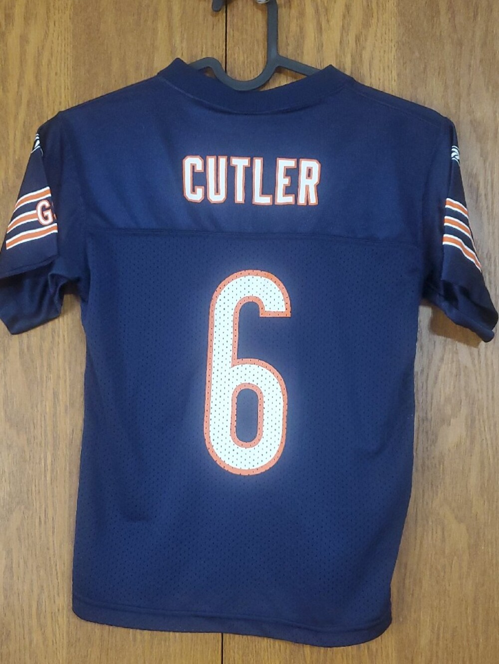 Reebok Chicago Bears Navy and Orange #6 Men's Football Jersey - Picture 3 of 3